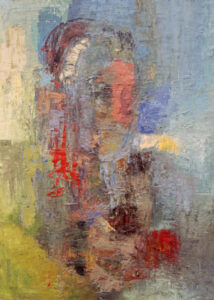 1995 | kopf, oel, auf b. 100cm x 160cm