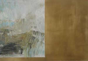 2011 | landscape, oel, und gold 24k 32cm x46cm