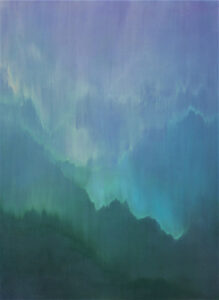 2018 | blaue stunde, acryl, Leinwand 110cm x 150cm